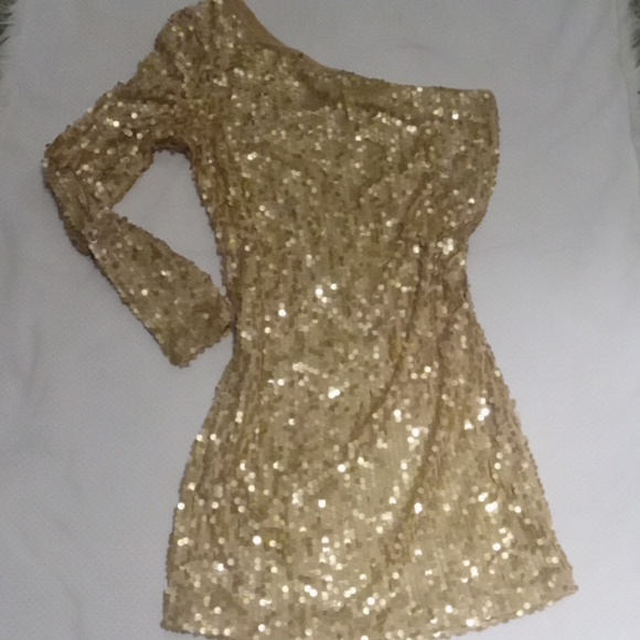 Babyphat gold sparkly dress - Picture 2 of 2
